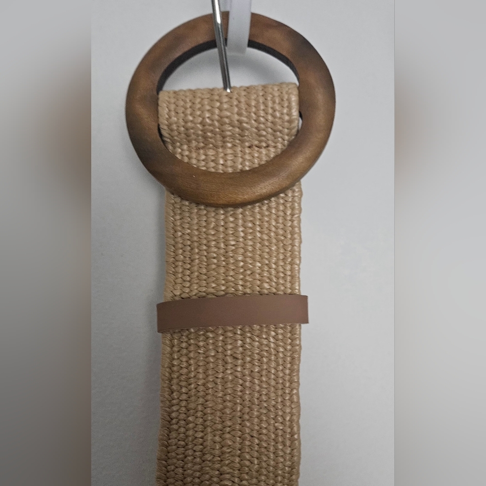 Boho Style Round Buckle Woven Belt By BloomChic Size 2X